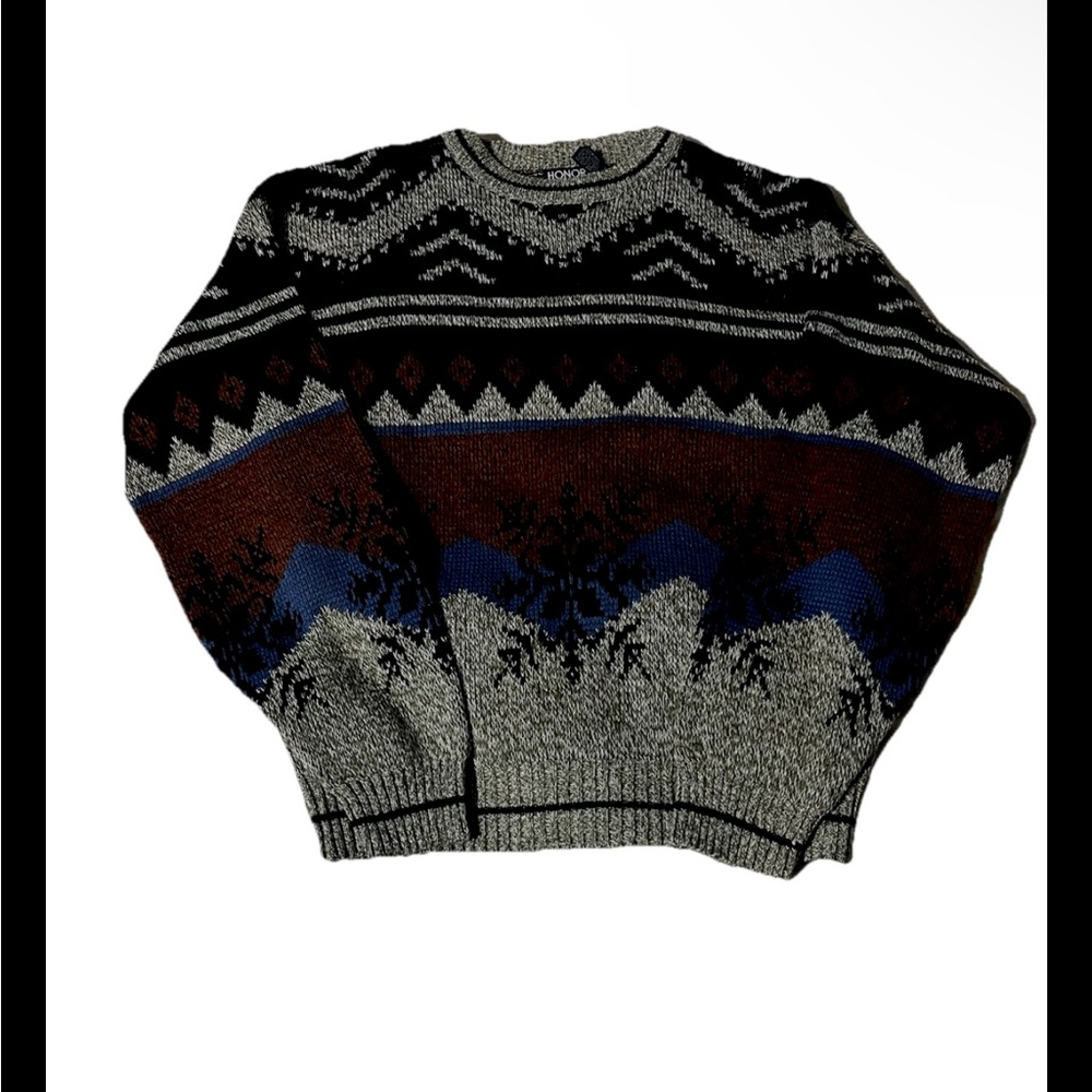 Cozy grandpa core vintage sweater size large